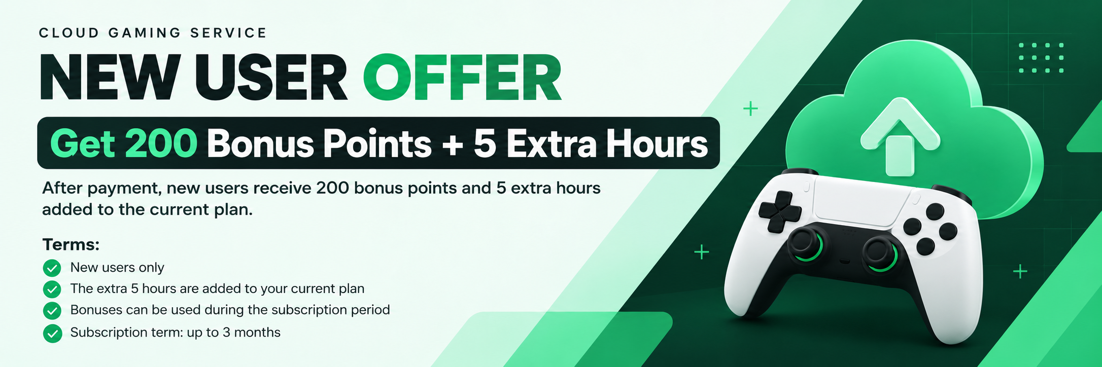 Bonus for new users